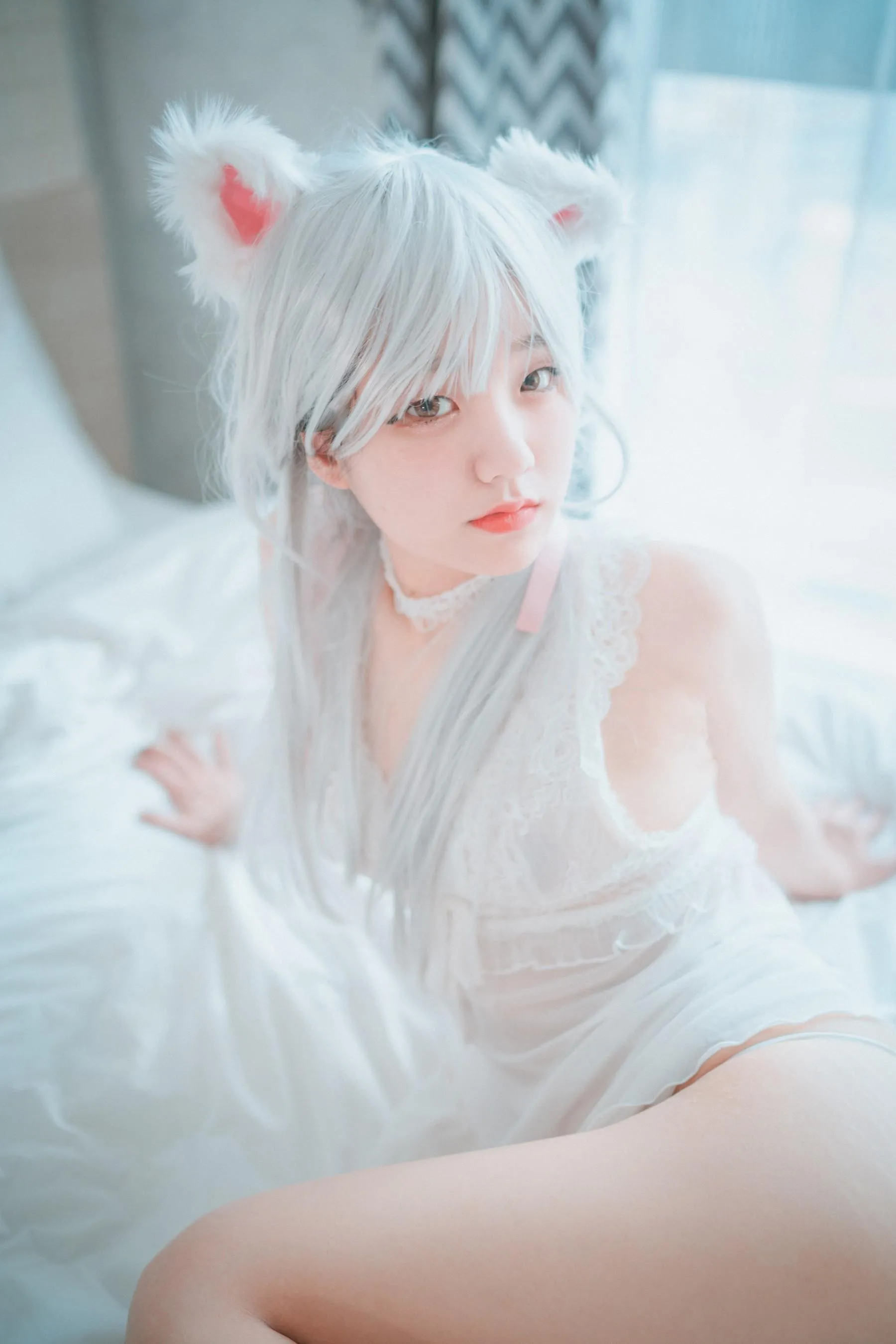 Jenny 정제니 – NO.35 [DJAWA] Schwarz und Weiß Katzenmädchen [66P]插图5